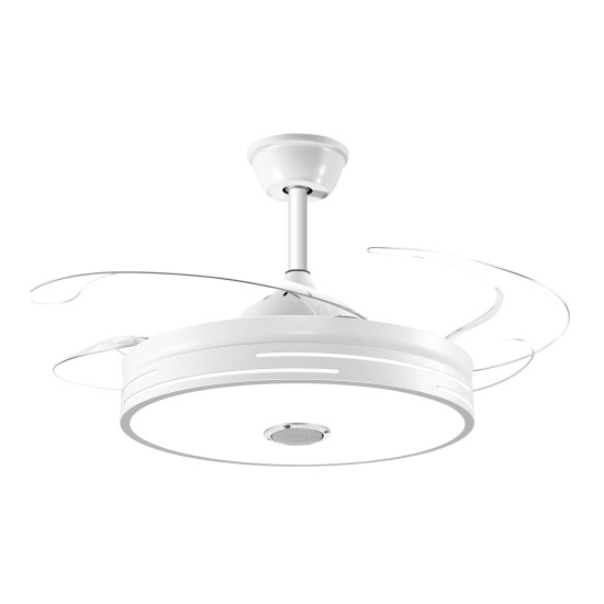 Mutlusan Bluetoothlu Aydınlatmalı Tavan Vantilatörü | 52 cm | Uzaktan Kumandalı & Müzik Fonksiyonlu 001 038 300100 00 00