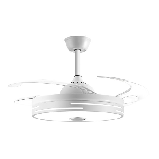 Mutlusan Bluetoothlu Aydınlatmalı Tavan Vantilatörü | 52 cm | Uzaktan Kumandalı & Müzik Fonksiyonlu 001 038 300100 00 00