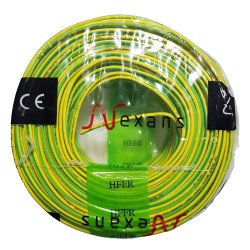Nexans H07Z1-U 2,5 mm Halogen Free NYA Kablo Sarı Yeşil
