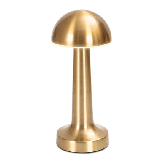Noas YL86-1230 Atina Gold Üç Renkli Dokunmatik Masa Lambası - Şarjlı Dimlenebilir Type-C