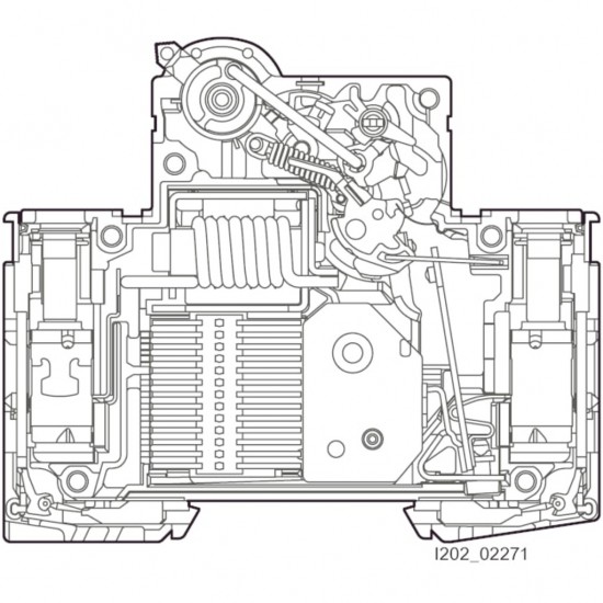 Siemens Trifaze 3x50A C Tipi Otomatik Sigorta 6kA 3 Kutuplu 5SL6350-7