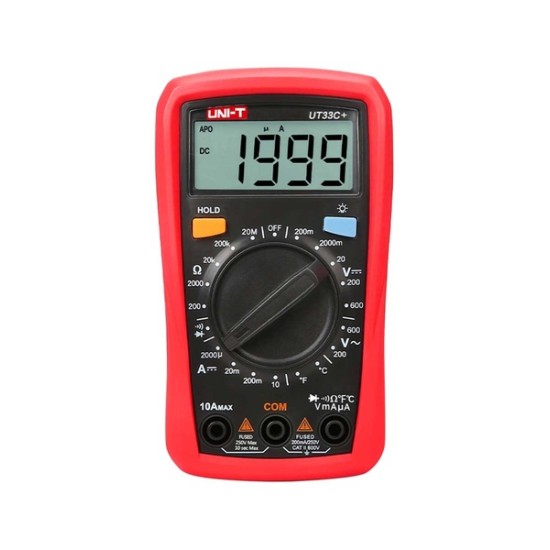 Unit UT33C+ 600V Dijital Multimetre Ölçü Aleti