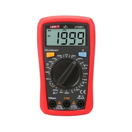 Unit UT33D+ 600V 10A Dijital Multimetre Ölçü Aleti