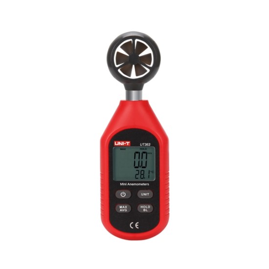 Unit UT363 Mini Dijital Rüzgar Hızı Ölçer Anemometre