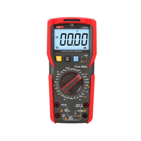Unit UT89XD Otomatik Arka Işıklı Dijital Multimetre Ölçü Aleti