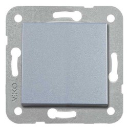 Viko 92605001 Novella/Trenda Gümüş Anahtar Düğme (Mekanizma Hariç)