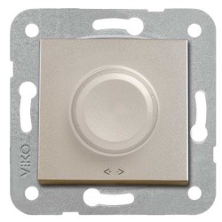 Viko 92605120 Novella/Trenda Saten Rotatif Dimmer Düğme (Mekanizma Hariç)