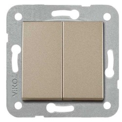 Viko 92605202 Novella/Trenda Bronz Komütatör Düğme (Mekanizma Hariç)