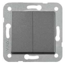 Viko 92605402 Novella/Trenda Füme Komütatör Düğme (Mekanizma Hariç)