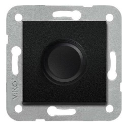 Viko 92605520 Novella/Trenda Siyah Rotatif Dimmer Düğme (Mekanizma Hariç)