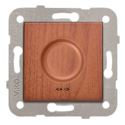 Viko 92615120 Novella/Trenda Ceviz Rotatif Dimmer Düğme (Mekanizma Hariç)