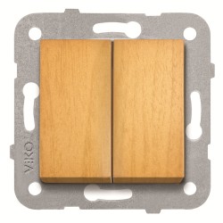 Viko 92615202 Novella/Trenda Kayın Anahtar Düğme (Mekanizma Hariç)