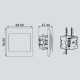 Viko Panasonic Thea Blu Anahtar Mekanizma WBTM01015NC-TR