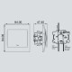 Viko Panasonic Thea Blu Kapı Otomatiği + Zil Mekanizma WBTM01185NC-TR