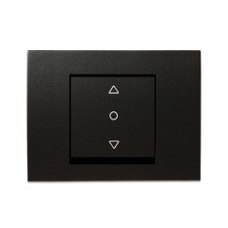 Viko Panasonic Thea Blu Siyah Tek Düğmeli Jaluzi Düğme (Mekanizma Hariç)
