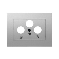 Viko Panasonic Thea Blu Beyaz Uydu Prizi Sonlu (SAT-TV-RAD) Düğme (Mekanizma Hariç)