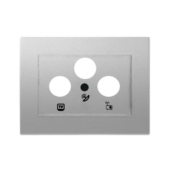 Viko Panasonic Thea Blu Beyaz Uydu Prizi Sonlu (SAT-TV-RAD) Düğme (Mekanizma Hariç)