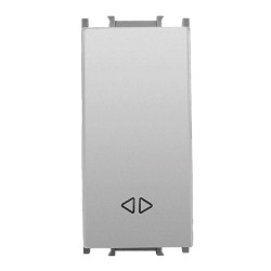 Viko Panasonic Thea Modüler Metalik Beyaz 1M Permütatör Düğme/Kapak