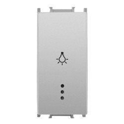 Viko Panasonic Thea Modüler Metalik Beyaz 1M Işıklı Light Anahtar Düğme/Kapak