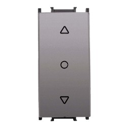 Viko Panasonic Thea Modüler Antrasit 1M Tek Düğmeli Jaluzi Anahtar Düğme/Kapak