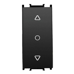 Viko Panasonic Thea Modüler Siyah 1M Tek Düğmeli Jaluzi Anahtar Düğme/Kapak