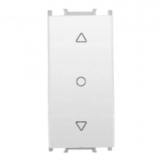 Viko Panasonic Thea Modüler Opak Beyaz 1M Tek Düğmeli Jaluzi Anahtar Düğme/Kapak