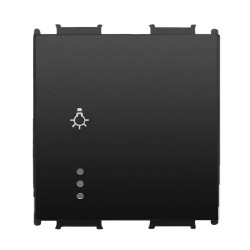 Viko Panasonic Thea Modüler Siyah 2M Işıklı Light Anahtar Düğme/Kapak