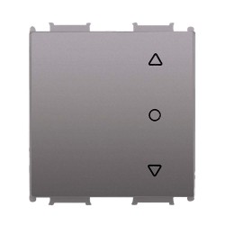 Viko Panasonic Thea Modüler Antrasit 2M Tek Düğmeli Jaluzi Anahtar Düğme/Kapak