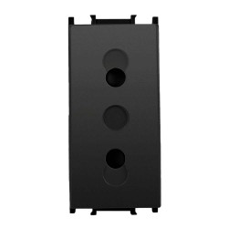 Viko Panasonic Thea Modüler Siyah 1M Priz Mekanizma + Düğme/Kapak
