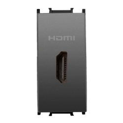 Viko Panasonic Thea Modüler Füme 1M HDMI Konnektör Mekanizma + Düğme/Kapak