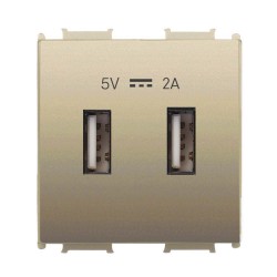 Viko Panasonic Thea Modüler Dore 2M USB Priz Mekanizma + Düğme/Kapak