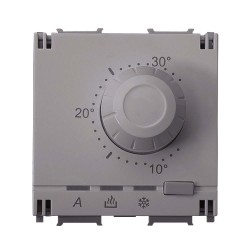Viko Panasonic Thea Modüler Antrasit 2M Analog Termostat Mekanizma + Düğme/Kapak
