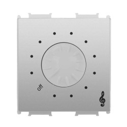 Viko Panasonic Thea Modüler Metalik Beyaz 2M Müzik Yayın Anahtarı Mekanizma + Düğme/Kapak