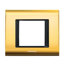 Viko Panasonic Thea Sistema Gold Siyah 2M Çerçeve