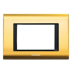 Viko Panasonic Thea Sistema Gold Siyah 3M Çerçeve