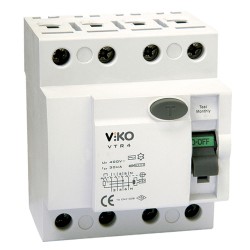 Viko VTR4-10030 Kaçak Akım Koruma Rölesi 4X100A 30mA
