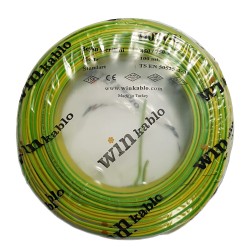 Win H07V-U 1,5 mm NYA Kablo Sarı Yeşil