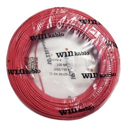 Win H07V-K 2,5 mm NYAF Kablo Kırmızı